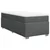 vidaXL Box spring postelja z vzmetnico temno siva 90x190 cm blago