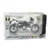LEAN TOYS Motocikel športni kovinski, beli, 1:12