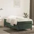 Vidaxl Box spring postelja z vzmetnico temno zelena 90x200 cm žamet