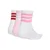 Adidas Čarape 3S Ess C Mid 3P KC9616, 3 para, Bele i roze