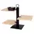 Vilde 139213 - Trospratni stalak za torte od bambusa sa ?inijom - 32 × 32 × 26,5