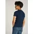 TOMMY HILFIGER Majica  nočno modra / off-bela
