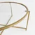 Hanah Home Klub sto Gold Sun S404 83x40x83cm Zlatni