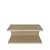 Hanah Home Noćni stočić Ramira, 45x19.6x23.8 cm, Krem