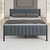 Hanah Home Francuski ležaj Lotus, 120x88x200 cm, Antracit