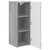 TV zidni ormar Zidne 2 pcs Siva Sonoma 30 x 31 x 80 cm