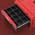 Predalni modul QBRICK SYSTEM ONE Drawer 2 Plus Toolbox 2.0 Red Ultra HD Custom 65570