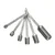6-pcs measuring spoon set, stainless steel - MasterClass