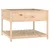 Sadilica s policom 111,5x111,5x81 cm od masivne borovine