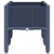 Vrtna sadilica s nogama plava siva 80 x 40 x 42 cm PP
