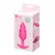 b-Vibe Bump Uniquely Textured Silicone Vibrating Plug Pink