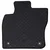 Auto tepih 2 pcs Crna prikladno za VW CADDY 2020- Guma