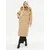 Elisabetta Franchi Volneni plašč CP-44D-36E2-V1000 Rjava Regular Fit