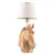 Opviq Horse White Gold Stona lampa, Zlatno-Bela