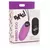 Bang! Ribbed Egg 28X Silicone with Remote Purple