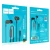 Žičane in-ear slušalice Jack 3.5 mm Hoco M124 crne