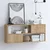 Hanah Home Komoda Flora 120x50x22cm Hrast