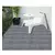 MASTER Podna kocka DECKING 30x30x2cm JE-D1-A1 black
