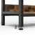Songmics Knjižna omara, 6 predalov, 120x33x80 cm, rjava