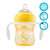 CHICCO Učna skodelica Transition z ročaji 200 ml rumena 4 m+
