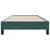 Vidaxl Box Spring Postelja brez vzmetnice Temno zelena 90x210 cm Žamet