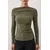 Trendyol Milla ženska bluza Twoaw25Bz00109, maslinasta