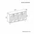 Hanah Home Konzola Rodney, 120x73,6x29,6 cm, Antracit