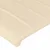 Vidaxl LED posteljno vzglavje krem 200x5x78/88 cm blago