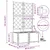 Vidaxl Vrtni lonček 2 szt. Rjava 80 x 40 x 142 cm Plastika