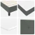 vidaXL Box Spring Postelja s Mattresom Temno Siva 100x200 cm Tkanina