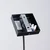 Sollux SL.1400 - Luster na sajli PRYSM 1xG9/8W/230V crna