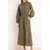 Trendyol Modest Ženska haljina Tctss26Eb00077, Kaki