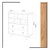 Hanah Home Komoda Beggu 70x85,6x40cm Hrast-Bela
