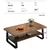 Shanshanmuyi Klub sto, 100x42,5x60 cm, Crni