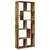 Pregrada / regal za knjige boja drva 67 x 25 x 161,5 cm drveni