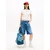 Tommy Jeans Majica temno modra/bela