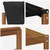 Set vanjskih sofa s jastukom 8 pcs Prirodna i crna