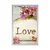 Plakat z napisom na kamnu Love - 20x30 white