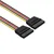 Qoltec POWER MOLEX adapter kabel | 2xSATA | 0,2 m