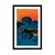 Plakat s paspartujem morje polno rib - 30x45 no frame