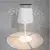 LED solarna stona lampa LUVETRA LED/1xAA 4000K IP44 200 mAh bela