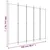 Vidaxl vidaXL 5-delni paravan, antracit, 250x200 cm, blago
