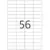 Herma etikete 52x21,2 A4/56 1/25 bela ( 02H5052 )