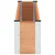 Vidaxl Vrtna visoka greda Rjava 200 x 30 x 36 cm