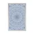 Plakat okrasna Mandala z detajli v modri barvi - 60x90 white