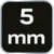 shumee 1/4 šesterokotni nastavek, 5 mm