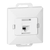 Enojna vtičnica tel-comp. RJ-45 Cat5 Pearl, RJ45-5CAT/P1, bela