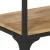 Den Konzolna mizica 110x30x75 cm trden mangov les