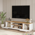 Hanah Home Set TV Komoda i klub sto Bež-Beli