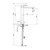 Baterija za lavabo L - hladna voda 254109B